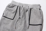 Side Pocket Patchkwork Sweatpants Men 2017 New Design Elastic Waist Drawstring Mens Harem Pants