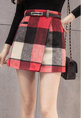ShyVelvet 2017 Woolen Plaid Skirt Women Autumn Winter Fashion High Waist Sexy Mini Skirts ShyVelvet 2017 Woolen Plaid Skirt Women Autumn Winter Fashion High Waist Sexy Mini Skirts