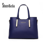 Shunvbasha Designer Women Handbag Female PU Leather Bags Handbags Ladies Portable Shoulder Bag Office Ladies Hobos Bag Totes