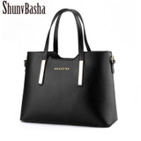 Shunvbasha Designer Women Handbag Female PU Leather Bags Handbags Ladies Portable Shoulder Bag Office Ladies Hobos Bag Totes