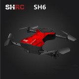 SHRC SH6 Mini Drone With Camera Foldable RC Drones 2.4G 4CH Quadcopter One Key Return Wifi FPV Dron Altitude Hold RC Helicopter