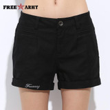 Shorts Women Summer Fashion Casual Cotton Shorts 4 Solid Colors Short Pants Brand Clothing Sexy Hot Woman Shorts Plus Size