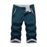 Shorts Men 2017 Summer Fashion Style Mens Shorts Casual Cotton Slim Bermuda Beach Shorts Trousers Knee Length Short Homme 28-36 Shorts Men 2017 Summer Fashion Style Mens Shorts Casual Cotton Slim Bermuda Beach Shorts Trousers Knee Length Short Homme 28-36