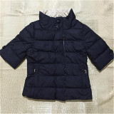 Short sleeve cotton padded jacket,stand collar parka femme,autumn winter coat,female winter jacket wild parkas,coat women TT1558