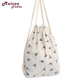Hot selling Shopping Bag women Sparrow Drawstring Beam Port Backpack Shopping Bag Travel Bag 0104 drop shipping 30%