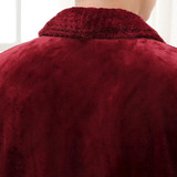 Hot Selling Men Winter Classic Long Warm Bathrobe Mens Soft Flannel Coral Fleece Robes Thick Kimono Bath Robe Male Dressing Gown