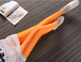 Hot Selling Leggings 2018 Women Solid Color Fluorescent Shiny Pant Leggings Large Size Spandex Shinny Elasticity Casual Trousers