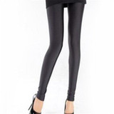 Hot Selling Leggings 2018 Women Solid Color Fluorescent Shiny Pant Leggings Large Size Spandex Shinny Elasticity Casual Trousers