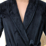 Hot Selling Lovers Classic Silk Soft Long Bathrobe Men Kimono Bath Robe Mens Flannel Warm Dressing Gown Luxury Hotel Coral Robes