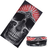 Hot Selling Fashion Skull Bandana Multifunctional Bandanas Seamless Tubular Fish 25*48cm Tube Headwear Motorcycle Sport Scarf