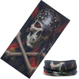 Hot Selling Fashion Skull Bandana Multifunctional Bandanas Seamless Tubular Fish 25*48cm Tube Headwear Motorcycle Sport Scarf