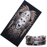 Hot Selling Fashion Skull Bandana Multifunctional Bandanas Seamless Tubular Fish 25*48cm Tube Headwear Motorcycle Sport Scarf