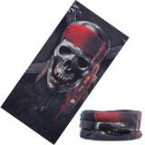 Hot Selling Fashion Skull Bandana Multifunctional Bandanas Seamless Tubular Fish 25*48cm Tube Headwear Motorcycle Sport Scarf