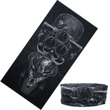 Hot Selling Fashion Skull Bandana Multifunctional Bandanas Seamless Tubular Fish 25*48cm Tube Headwear Motorcycle Sport Scarf