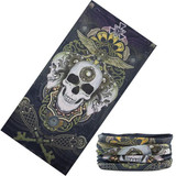 Hot Selling Fashion Skull Bandana Multifunctional Bandanas Seamless Tubular Fish 25*48cm Tube Headwear Motorcycle Sport Scarf