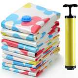Hot selling 11 pieces/set vacuum clothes storage bags Vacuum Seal Compressed Organizer For Clothes Bedding With Hand Vacuum Pump