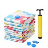 Hot selling 11 pieces/set vacuum clothes storage bags Vacuum Seal Compressed Organizer For Clothes Bedding With Hand Vacuum Pump
