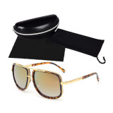Hot Sell Flat Top Hot Square Sunglasses Men Women Luxury Brand Design Couple Lady Celebrity Sun Glasses Super star Eyewear