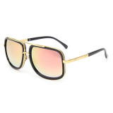 Hot Sell Flat Top Hot Square Sunglasses Men Women Luxury Brand Design Couple Lady Celebrity Sun Glasses Super star Eyewear