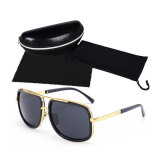 Hot Sell Flat Top Hot Square Sunglasses Men Women Luxury Brand Design Couple Lady Celebrity Sun Glasses Super star Eyewear