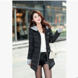 New Parkas Women's Winter Jacket Women Cotton Jackets Hooded Winter Jacket Women Fashion Girls Padded Slim Long Coat Jackets