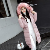New Parkas fur 2017 winter jacket women long down jacket Female Women Winter Coat fur collar