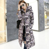 new Parka women 's fashion Slim Long large size down jacket cotton casual Korean winter jacket