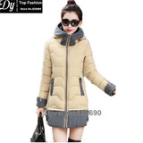 New Padded Winter Jacket Women Cotton Women's Winter Jacket Hooded Cape Padded Slim Plus Size Parkas Hooded Coat