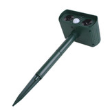 New Outdoor Garden Solar Power Mole Repeller Ultrasonic Electric Mole Rodent Repeller For Pest Control