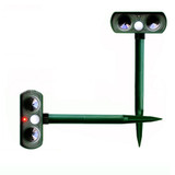 New Outdoor Garden Solar Power Mole Repeller Ultrasonic Electric Mole Rodent Repeller For Pest Control