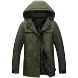 new obese men hooded down jacket in winter jacket coat plus size7xl8xl cotton-padded clothes to keep warm and high quality coat