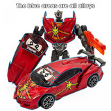 NEW Ninja Transformation Anime Series Action Figure Toys 6 Robot Truck Alloy Class Trolls Model Anime Figure Toys for Children