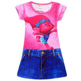 New My Baby Girl fashion cotton dress Children Clothing Girls little Pony Dresses Cartoon Princess Party Costume Kids Clothes
