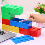 New Multifunctional building blocks Multicolor stacked for storage box kitchen furniture home office stationery