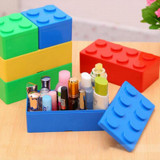 New Multifunctional building blocks Multicolor stacked for storage box kitchen furniture home office stationery
