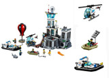 New Model building kits compatible with lego City Series Prison island 815pcs 3D blocks Educational toys hobbies for children