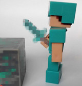 NEW Minecraft Toys 9 styles Sword Pickaxe Stone Bed Box Model Toys Action Figure Kids Toys Christmas gift