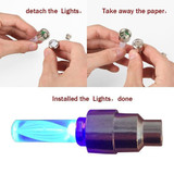 Bicycle Wheel Tire Led Valve Lights