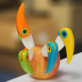 New Mini Bird Ceramic Knifes Gift Knife Pocket Ceramic Folding Knives Kitchen Fruit Paring Knife With Colourful ABS Handle Jw20