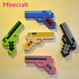 New Minecraft figure toys cosplay foam sword pickax gun EVA toys Minecraft diamond weapons model toys Brinquedos for kids gifts