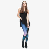 New Mid Waist 3D Print Starry Night Women Leggings Sexy Leggins Soft Pants Spring Jeggings Fitness legging Elastic Legins Girls