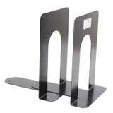 New Metal Black and Purple Pair L-Shaped Bookend Anti-skid Shelf Book Case Holder Home Office Store Stationery