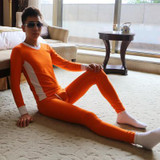 New Mens Long Johns Soft Modal Thermal Underwear Sets Winter Legging Men Warm Sexy V-Neck Long John For Men