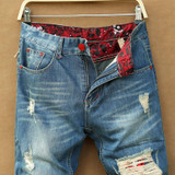 New Mens Joggers Cotton DiselMen Jeans homme Famous Brand Ripped For Men Biker Jeans Robin Designer  Mens joggers