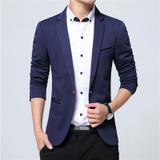 NEW Mens Fashion Brand Blazer casual Slim Fit suit jacket Male blazers Mens coat Wedding dress Terno Masculino Plus Size 5XL NEW Mens Fashion Brand Blazer casual Slim Fit suit jacket Male blazers Mens coat Wedding dress Terno Masculino Plus Size 5XL