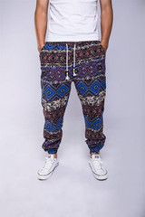 New Mens Casual Pants 2017 Fashion Drawstring Men Pants High Quality Cotton 4 Printing Pattern Men Jogger Pants Leisure Pants