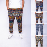 New Mens Casual Pants 2017 Fashion Drawstring Men Pants High Quality Cotton 4 Printing Pattern Men Jogger Pants Leisure Pants