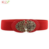 Hot Brand 2016 New Arrival 1Pc Fashion Wide Waist Elastic Stretch Women Belts