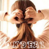 Hot BLACK 10pcs Girls elastic hair ties bands rope ponytail bracelets headband scrunchie accessories