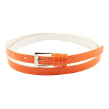 Hot Belts SIF 2017 Hot Beautiful Woman Multicolor Small Candy Color Thin Leather Belt Ms Belt Cinto Feminina Levert Dropship 427